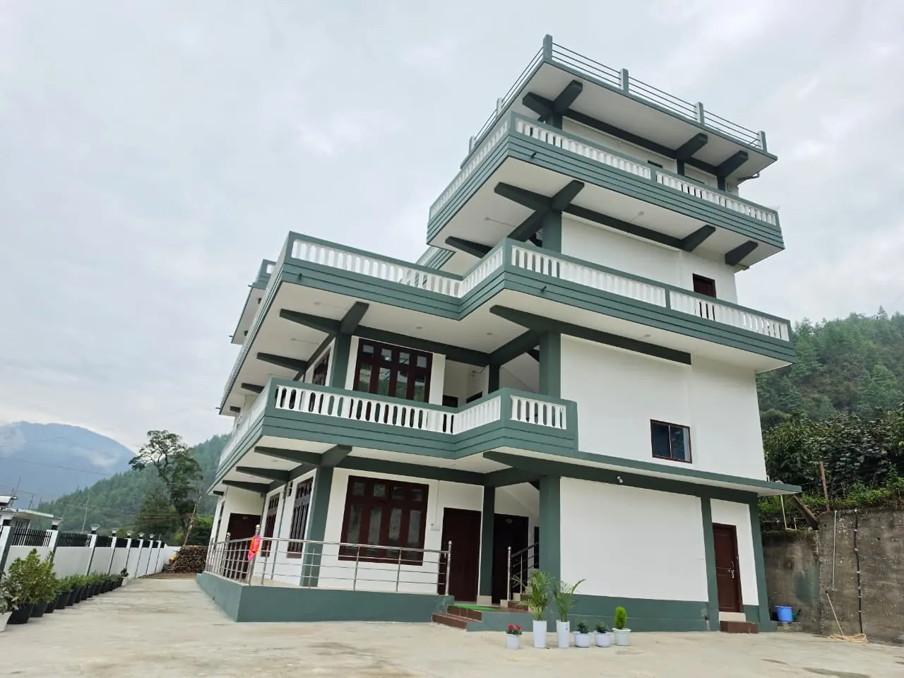 Dorjee Homestay building, Namthung Village, Dirang
